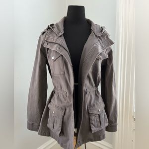 Grey utility jacket